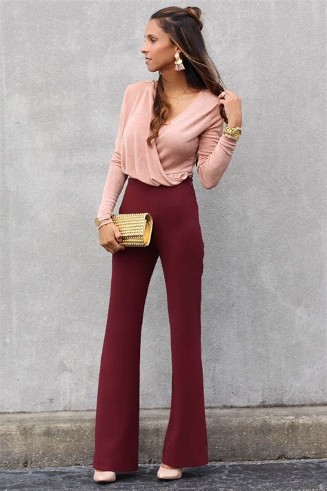 Maroon Pants