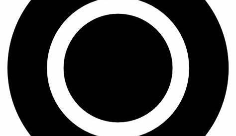 Logo Noir Et Blanc Rond De Famille Tiré Par La Main