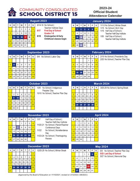 Marquette Academic Calendar 2024-21