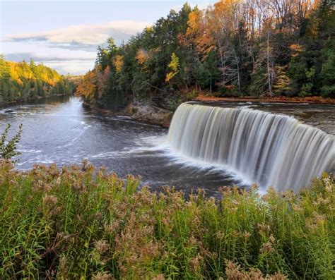 Adler Falls Beautiful waterfalls, Marquette michigan, Michigan