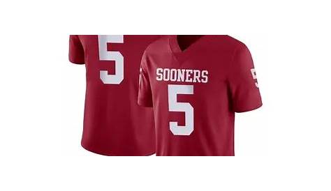 Men's Oklahoma Sooners 5 Marquise Brown Jordan Cream