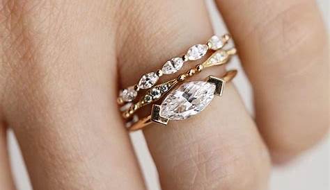 Horizontal Marquise Diamond Art Deco Engagement Ring Art