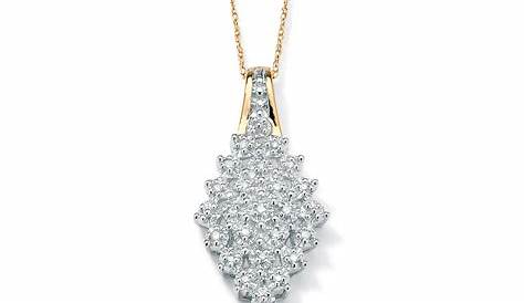 Marquise Diamond Pendant Necklace Bezel Set Cut In 14k White Gold 1 5 Ct Tw