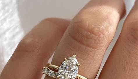 Marquise Engagement Ring With Wedding Band 4 10ct White Diamond 14k White