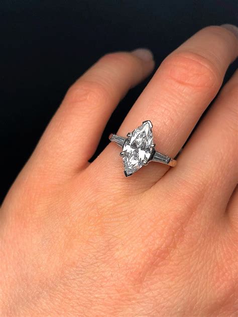 Marquise Cut Diamond Engagement Rings