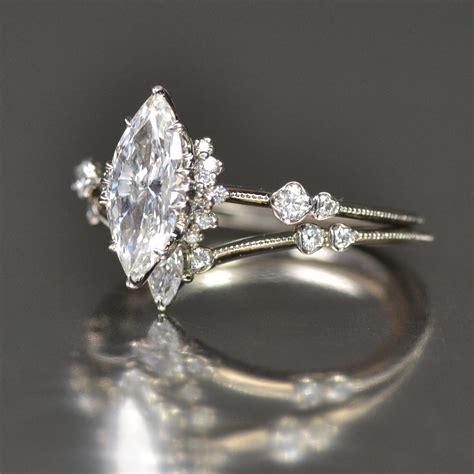 marquise cut solitaire engagement rings