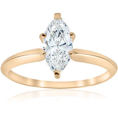 marquise yellow diamond engagement rings