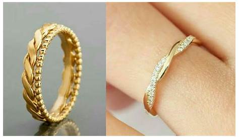Marriage Daily Wear Gold Ring New Design 2018 In For Female Top Beautiful
