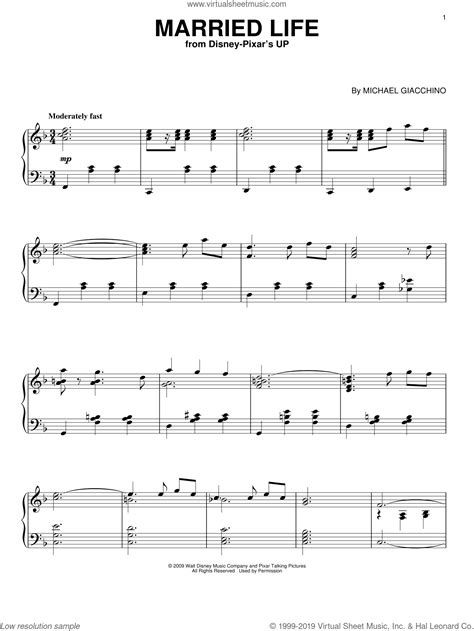 Married Life Sheet Music: A Guide To Enhancing Your Romantic Journey