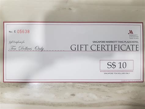 Marriott Hotel Gift Vouchers, Tickets & Vouchers, Vouchers on Carousell