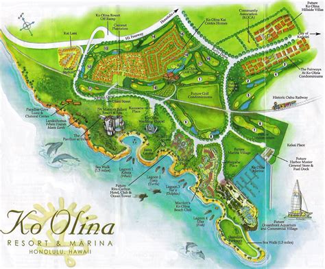 Marriott Ko Olina Resort Map