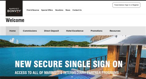 marriott travel agent login