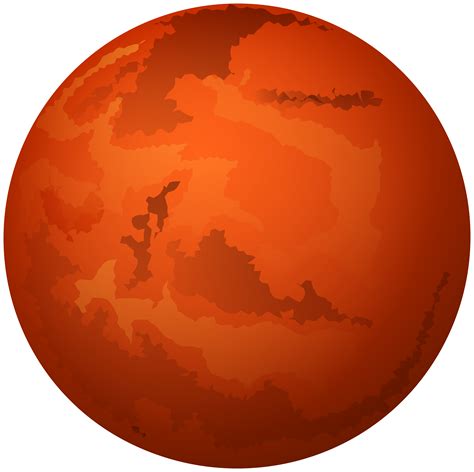 mars and earth clipart png