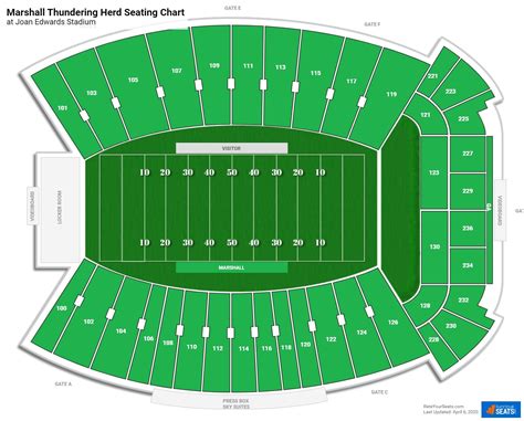 Marshall University Stadium Seating Chart