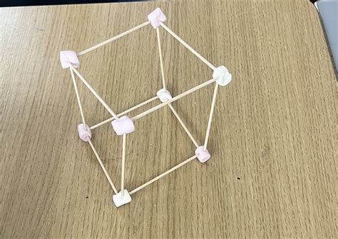 Marshmallow And Toothpick Cube