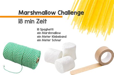 Marshmallow Challenge Regeln