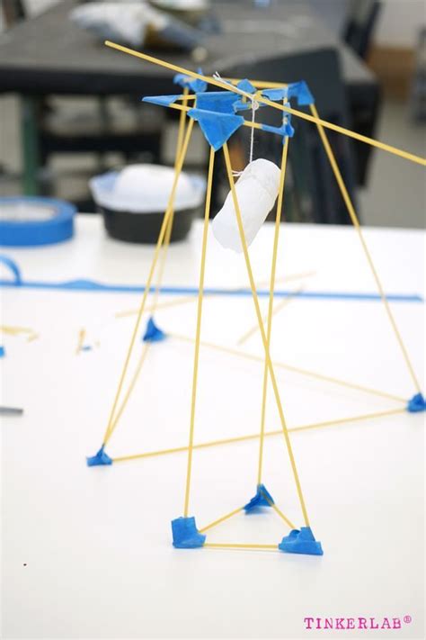 Marshmallow Spaghetti Tower Tape