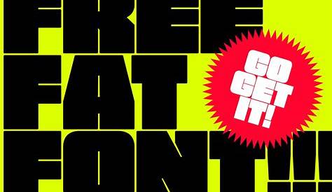 Mart Fat Font Free Download FREE FAT FONT! On Behance
