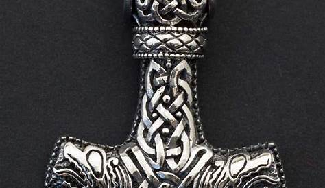 Marteau De Thor Viking Grand Pendentif Mjöllnir Talisman