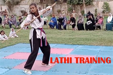Martial Arts Lathi Practice