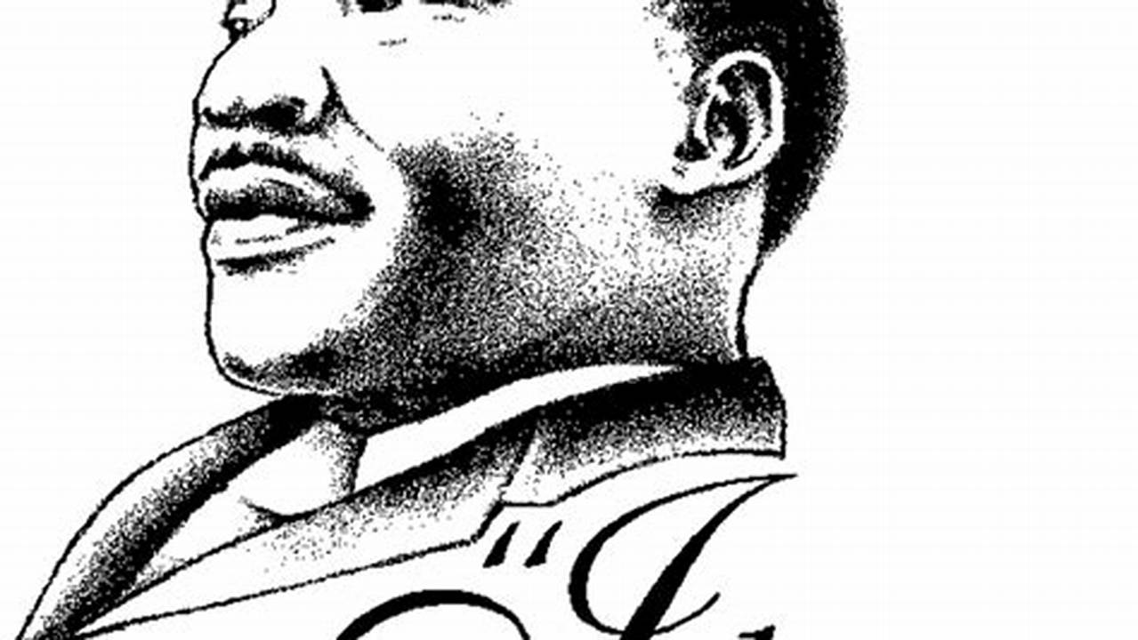 Uncover the Power of Martin Luther King Jr. Clipart in Black and White
