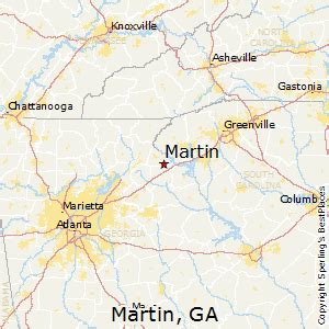Martin Ga On Map