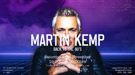 martin kemp 80s night liverpool