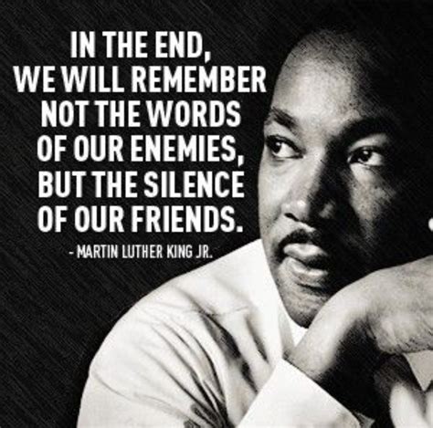 martin luther king jr on silence