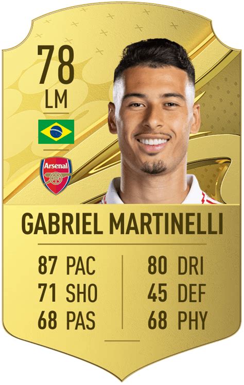 martinelli fifa 23 rating