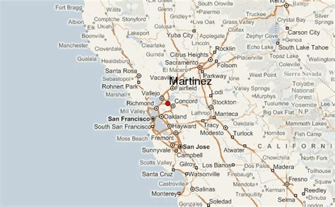 martinez california map google