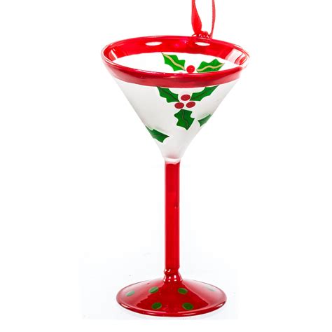 martini glass christmas ornaments