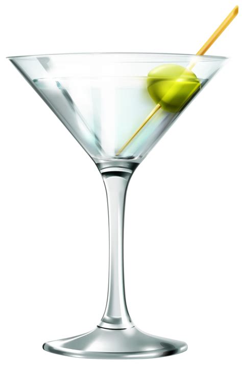 martini glass no background