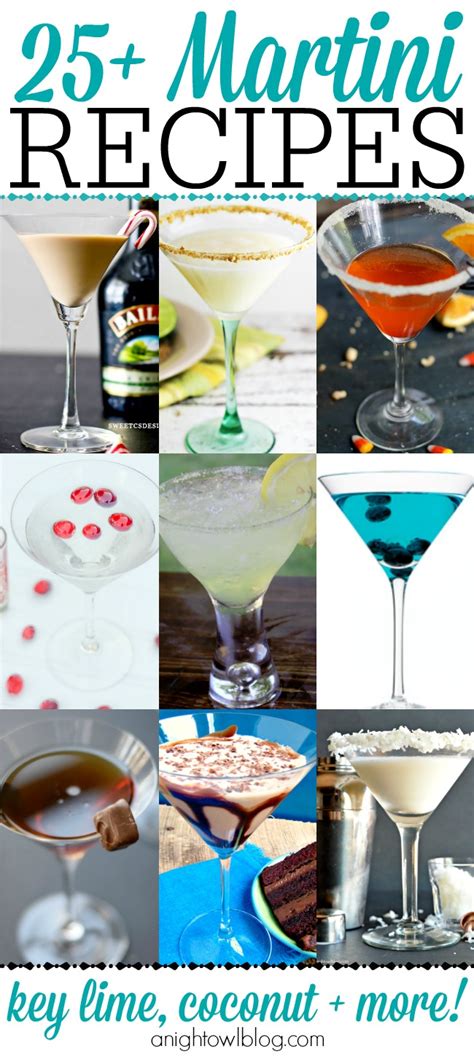 Martini Recipes Unique