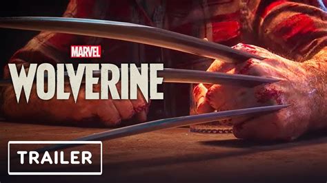 marvel's wolverine game trailer