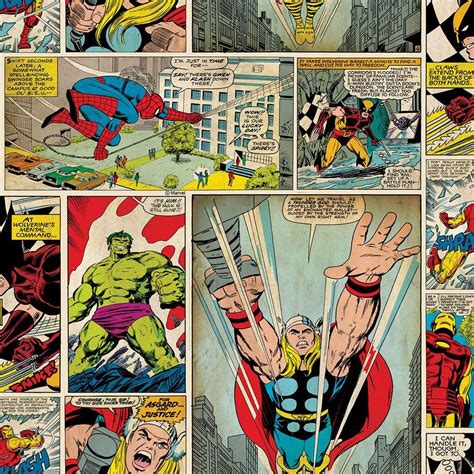 Marvel Comic Book Pages