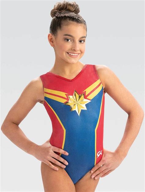 MV050 Silver Shield Marvel GK Elite Sportswear gymnastics leotard leo