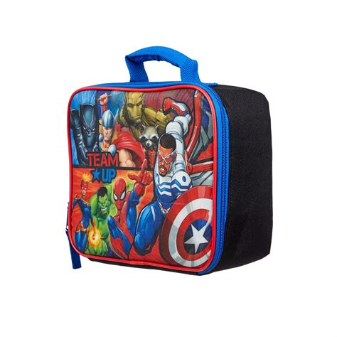 Marvel Avengers Kids Character 3 Compartment Sandwich Lunch Box