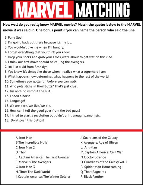 marvel movie quiz questions