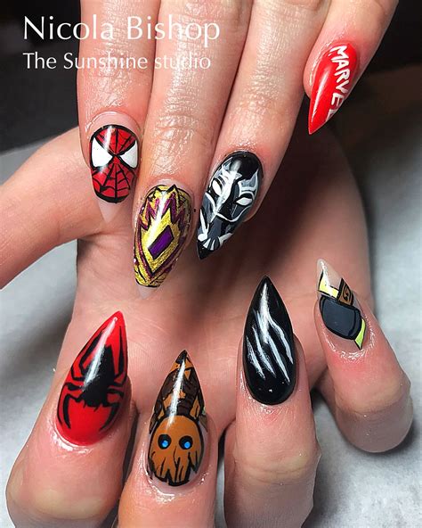 Marvel Nail Designs: Simple and Striking