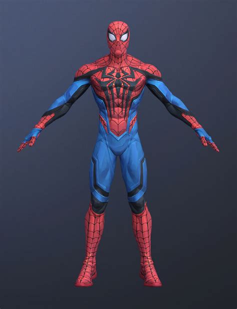 marvel rivals spider man render