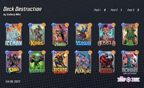 New Marvel Snap Destruction Deck Updated