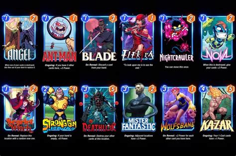 marvel snap draw deck