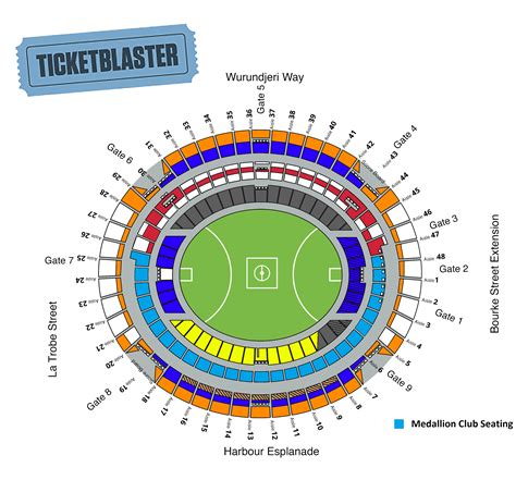 marvel stadium afl seating map