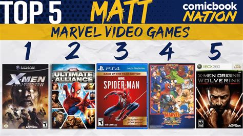 marvel video games ranked