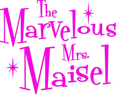 Marvelous Mrs Maisel Logo