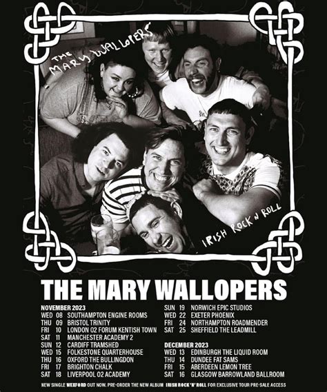 mary wallopers uk tour