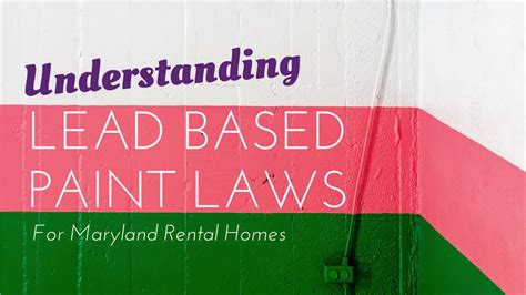Baltimore Property Management Education Maryland Lead Paint Law