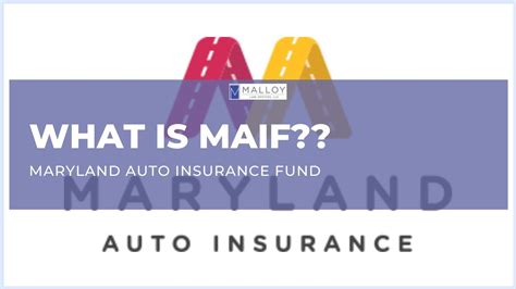 maryland auto insurance fund