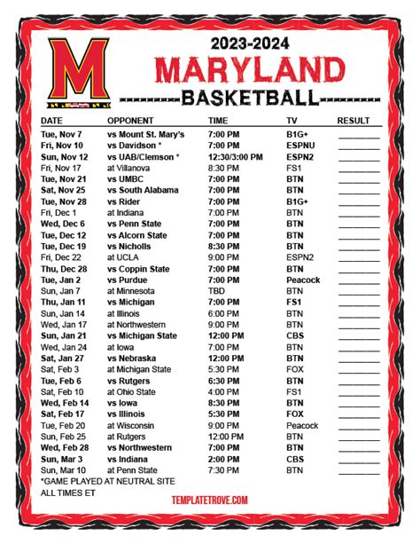 maryland basketball on tv today