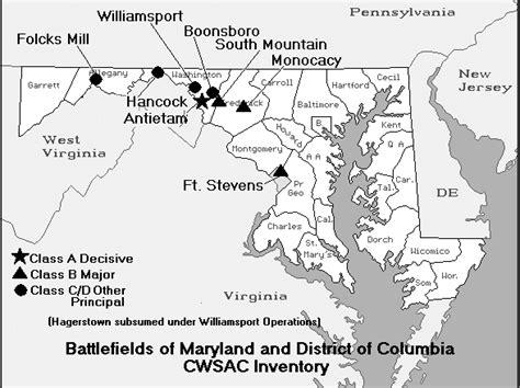 maryland battle site during the civil war